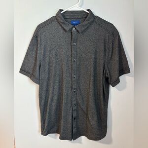 Men’s Apt. 9 Grey Knit Button Up Shirt